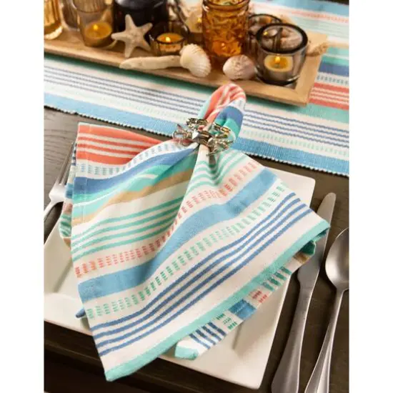 DII&reg; Seashore Striped Napkins, 6ct. {6}