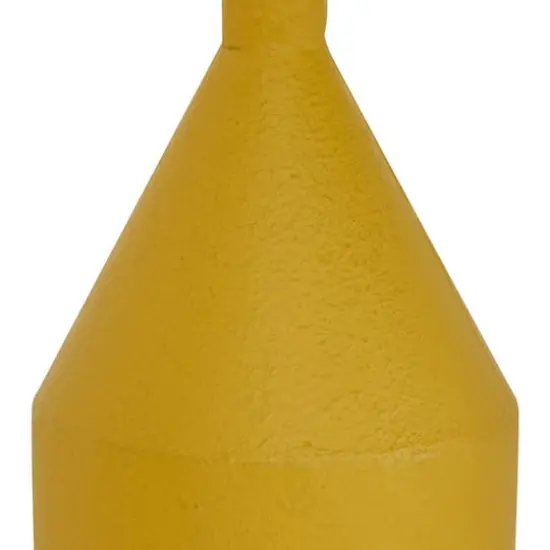 Set of 2 Multi Colored Metal Rustic Vase, 11.25", 11.5" {5}