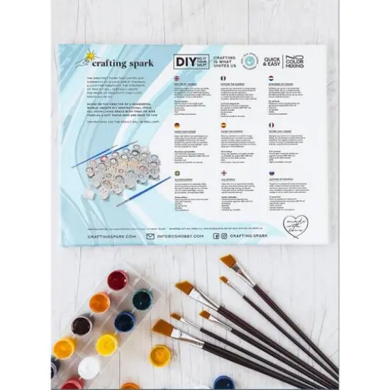 Crafting Spark King of Colors Painting by Numbers Kit {4}