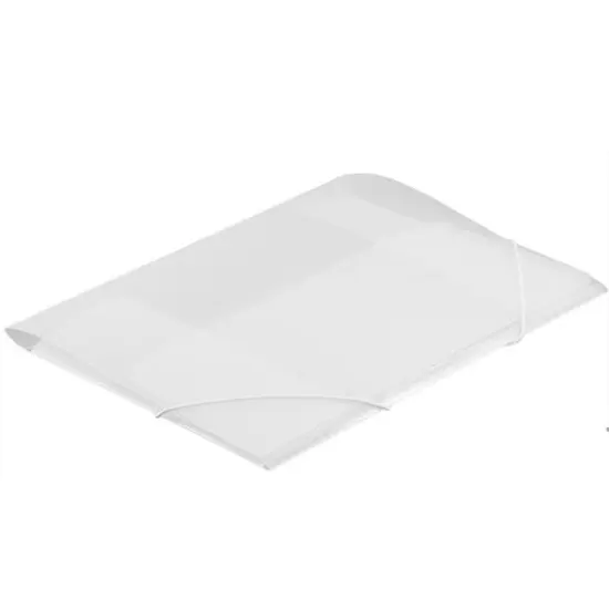 JAM Paper 9.5" x 12.375" Action Case Letter Booklet Plastic Portfolio Clear Grid {5}