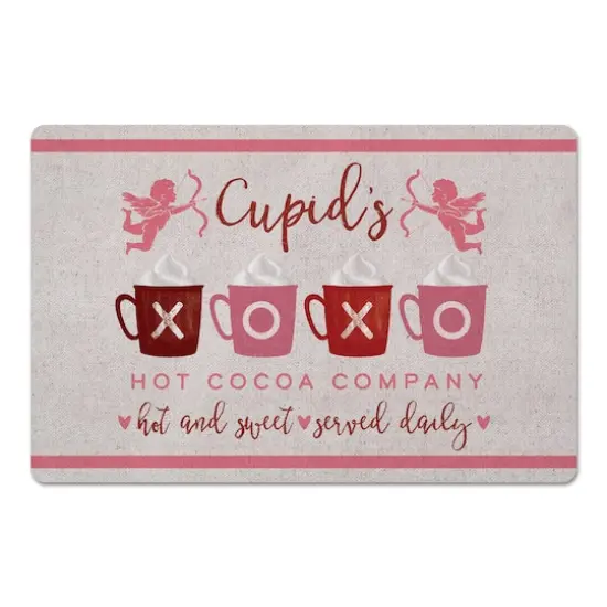Cupids Hot Cocoa Company 27" x 18" Floor Mat {1}