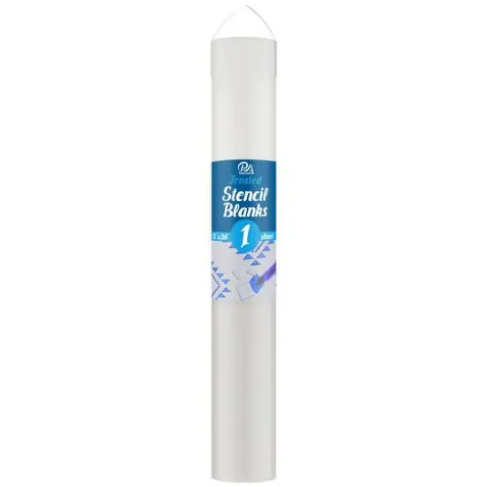 PA Essentials Frosted Uncut Blank Stencil Roll, 12'' x 36'' {1}