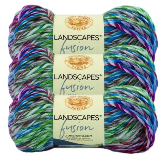 3 Pack Lion Brand&reg; Landscapes&reg; Fusion Yarn Washington Square {2}