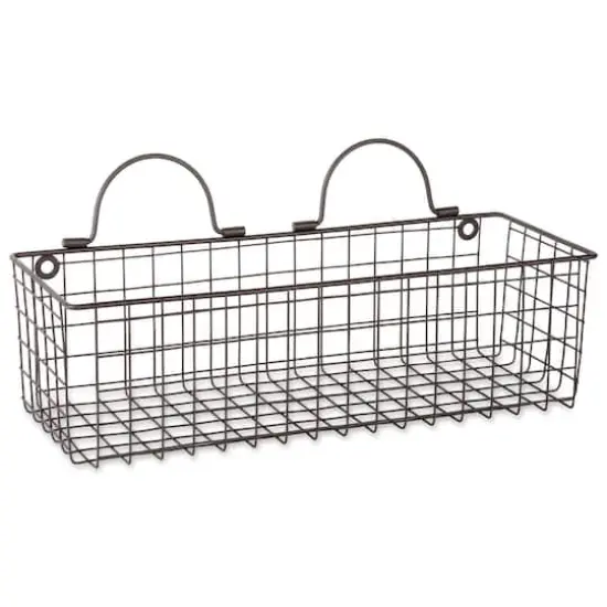 DII&reg; Medium Wire Wall Baskets, 2ct. Bronze {4}
