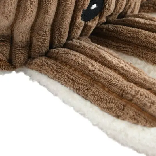 Hello Honey&reg; 18" Brown Plush Corduroy Squid {11}