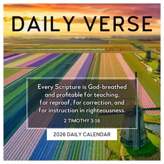 2026 Daily Verse Daily Desktop Calendar {5}