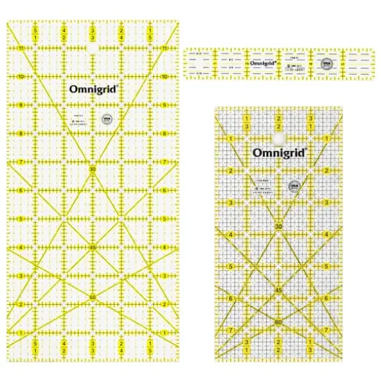 Omnigrid&reg; Rectangle Quilter's Ruler Combo Pack, 3ct. {1}