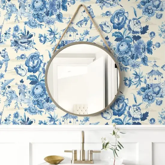 Surface Style Travel Diary Peel & Stick Wallpaper Delft {4}