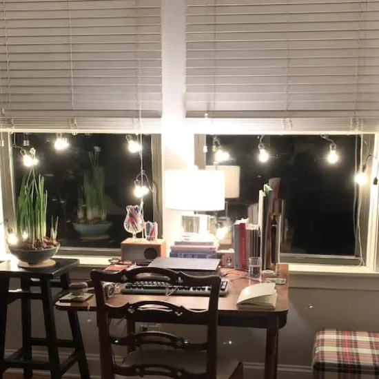 15ct. Clear Commercial Grade Adjustable Drop Length Patio Lights {5}