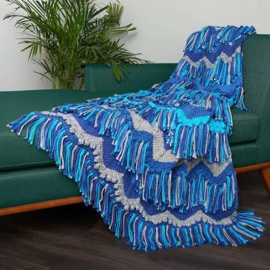 Caron&reg; Anniversary Cakes&trade; Yarn Teal Zeal {7}