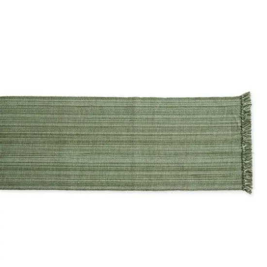 DII&reg; 108" Variegated Fringe Table Runner Artichoke {4}