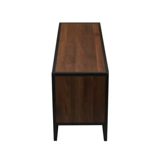 Household Essentials Jamestown 43" TV Stand Mid Century Walnut {14}