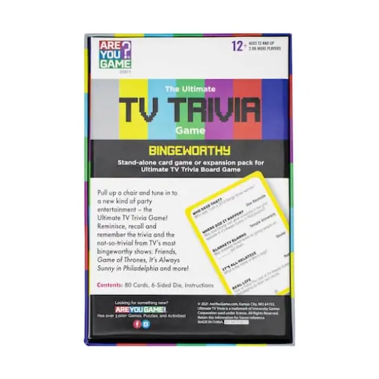 The Ultimate TV Trivia Game - Bingeworthy Expansion {4}