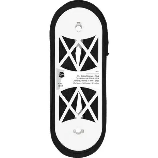 Dritz&reg; 1.5" x 15yd. Polyester Belting for Straps & Handles Black {2}