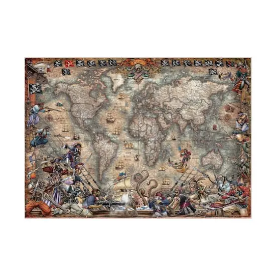 Pirates Map 2,000 Piece Jigsaw Puzzle {3}