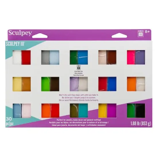 Sculpey III&reg; 30 Color Oven-Bake Clay Sampler {3}