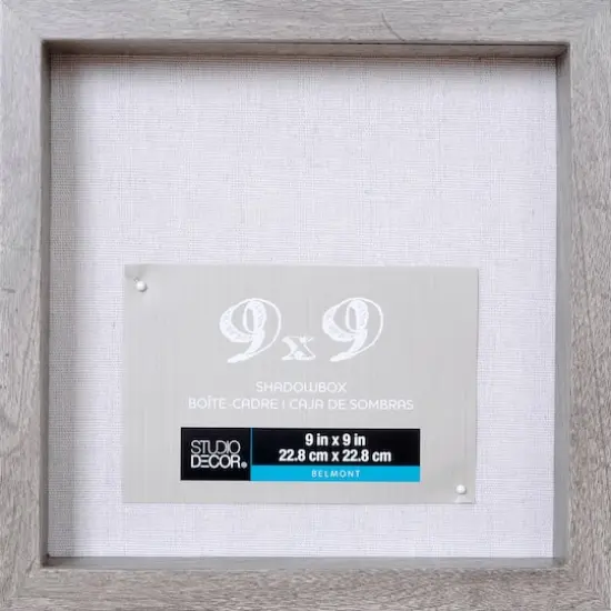 Gray Belmont Shadow Box by Studio D&eacute;cor&reg; {1}