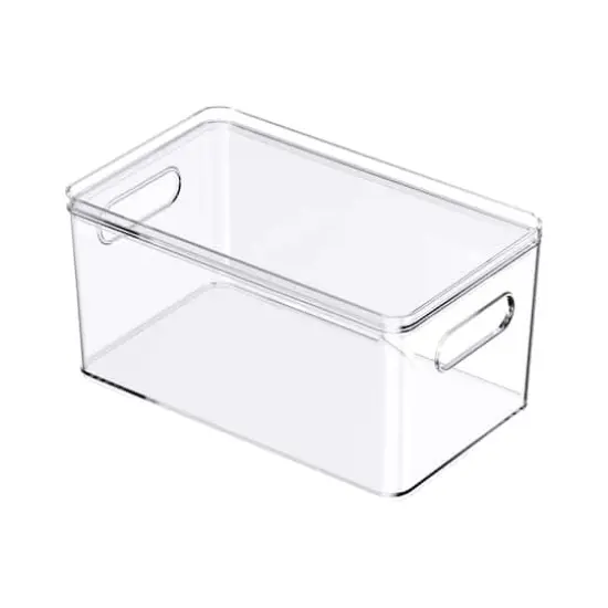 Small Clear Stacking Plastic Bin with Lid by Simply Tidy&reg; {1}