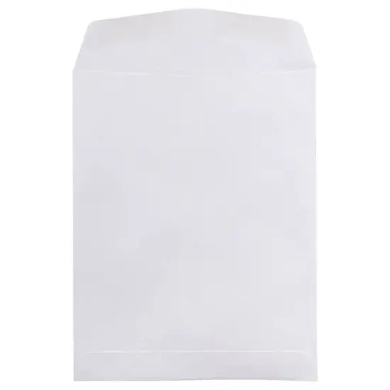 JAM Paper 8.75" x 11.5" White Open End Catalog Commercial Envelopes {3}