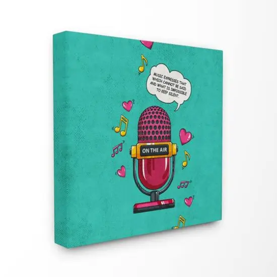 Stupell Industries Music Expresses Canvas Wall Art {1}