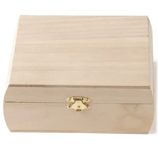Curved Sides Wooden Box by Make Market&reg; {1}