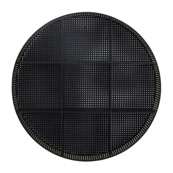 Black Modern Wall Shelf, 32" x 6" x 32" {3}