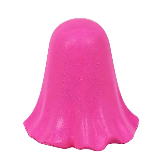 9" Iridescent Glitter Ghost Tabletop D&eacute;cor by Ashland&reg; Hot Pink {3}