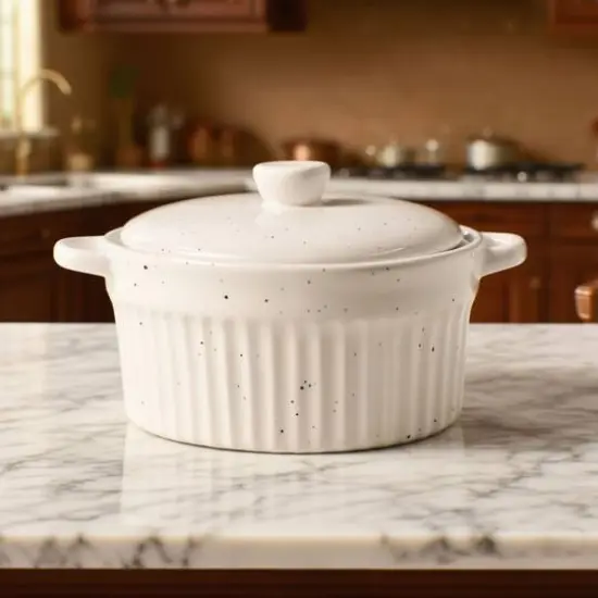 5" White Ceramic Ramekin by Ashland&reg; {3}