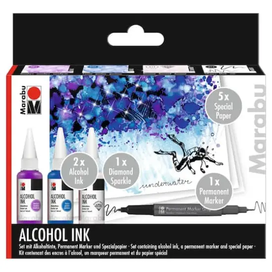 Marabu Underwater Alcohol Ink Set, 20mL {1}