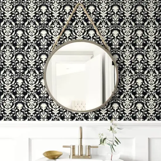 Surface Style Peacefulness Peel & Stick Wallpaper Noir {3}
