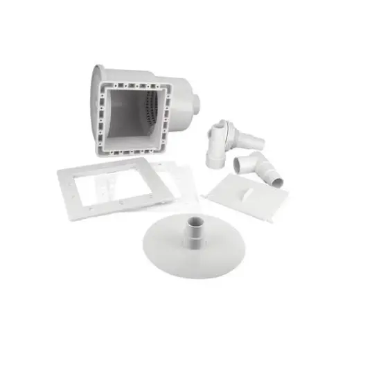 Swim Central HydroTools 11.5" White Above-Ground Swimming Pool ABS Thru-Wall Skimmer {1}