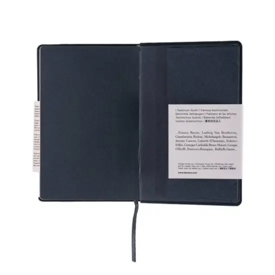 Fabriano&reg; Ispira Black Hard-Cover Dotted Notebook {8}