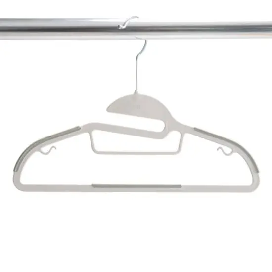 Simplify Kids Collar Saver Ultimate Hangers, 12ct. White {8}