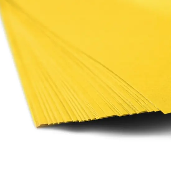 JAM Paper Brite Hue 8.5" x 11" 24lb. Recycled Colored Paper, 100 Sheets Yellow {4}