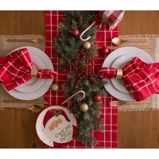 DII&reg; Holly Berry Plaid Napkin Set, 6ct. {8}