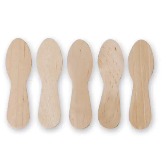 S&S&reg; Worldwide 3" Wood Craft Spoons, 1000ct. {1}