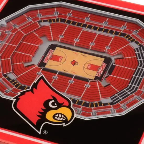 NCAA 3D StadiumView Coasters Louisville Cardinals {5}