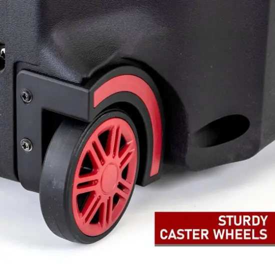 beFree Sound 15" Bluetooth Portable Rechargeable Party Speaker With LED Lights {10}