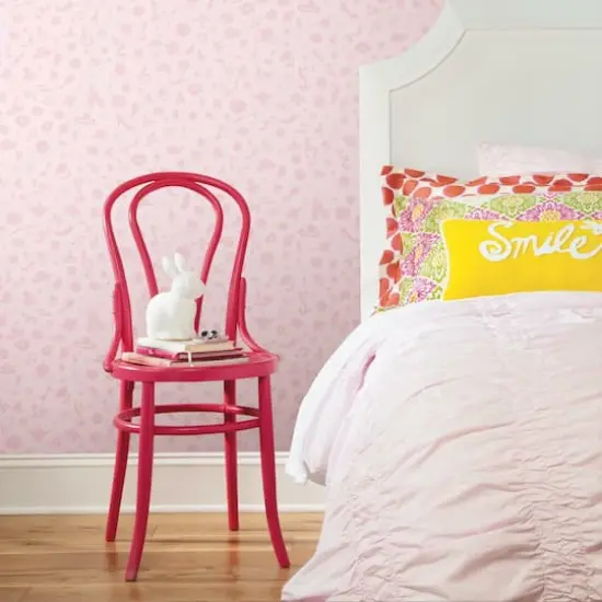 RoomMates Disney&reg; Princess Icons with Glitter Peel & Stick Wallpaper Pink {4}