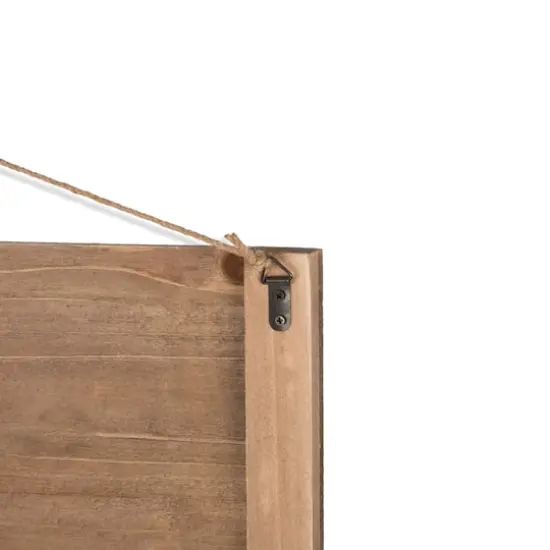 Glitzhome&reg; Wooden American Flag Hanging Wall Decor {7}