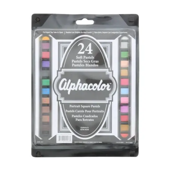 Quartet&reg; Alphacolor&trade; Multicultural Portrait Square Pastel Set {1}