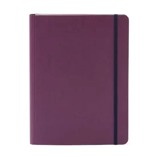 Fabriano® EcoQua Plus A5 Lined Hidden Spiral-Bound Notebook Wine {4}