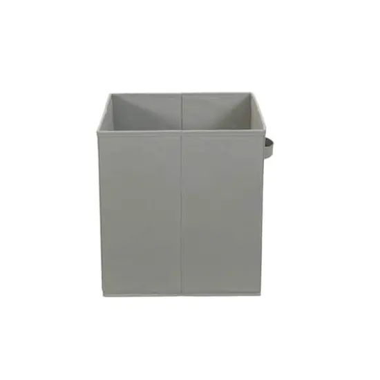 2 Pack Household Essentials 13" Fabric Storage Bins Gray {7}