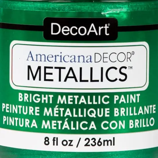 Americana Decor&reg; Metallics&trade; Paint Emerald {4}