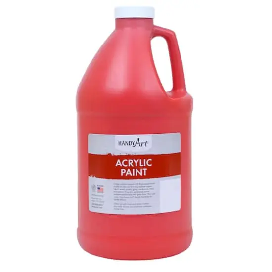 Handy Art&reg; Acrylic Paint, 64oz. Vermilion {1}