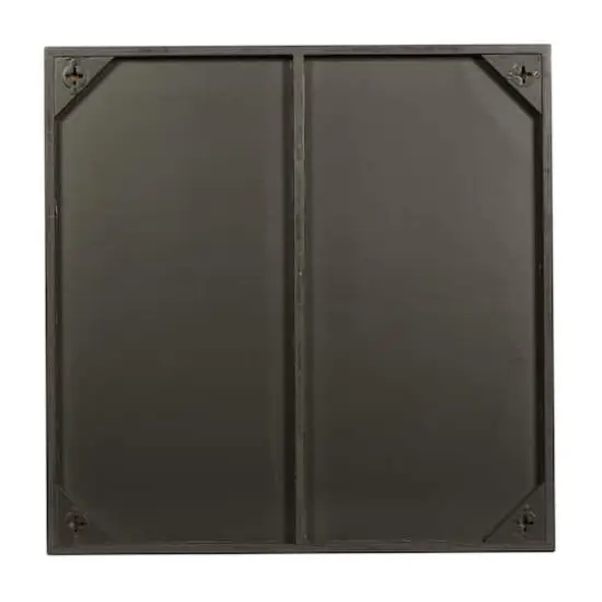 Blue Contemporary Abstract Wood Wall Decor, 24" x 24" {7}