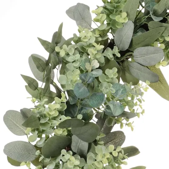 30" Green Spring Eucalyptus & Creeping Jenny Wreath {3}