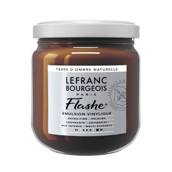 Lefranc & Bourgeois Flashe® Matte Artist's Color, 400mL Raw Umber {1}