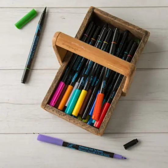 Watercolor 24 Color Dual-Tip Markers by Artist's Loft&trade; {6}