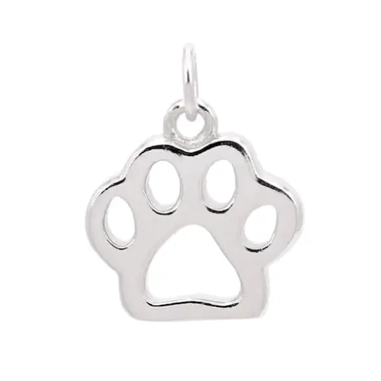 Sterling Silver Paw Icon Charm by Bead Landing&trade; {1}